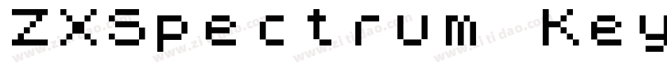 ZXSpectrum Keyboard字体转换